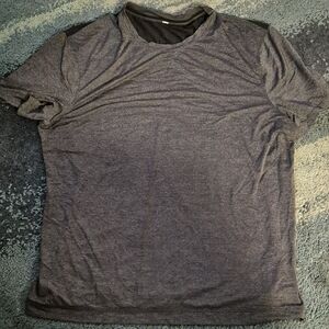 lululemon athletica Men's Charcoal Short Sleeve Tee Size Xl